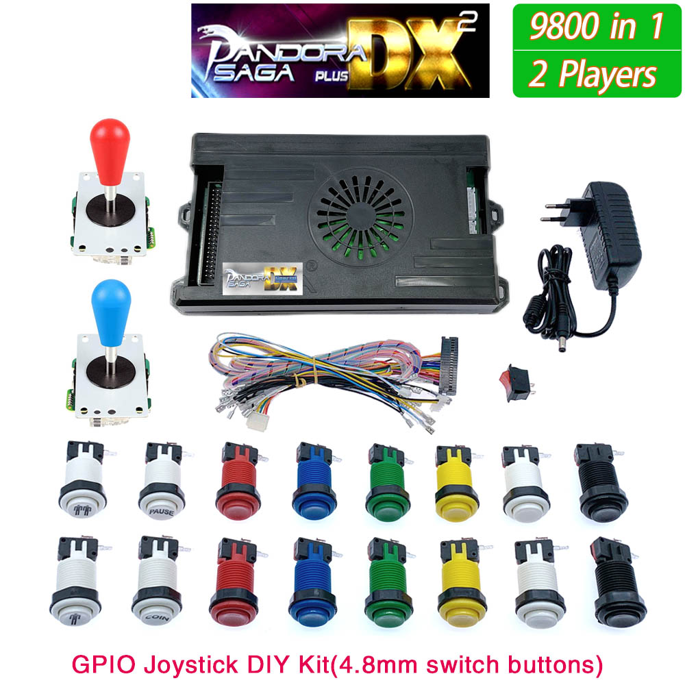 Trackball Controller Arcade - Pandora Saga-DIY Arcade Box Kit, 8