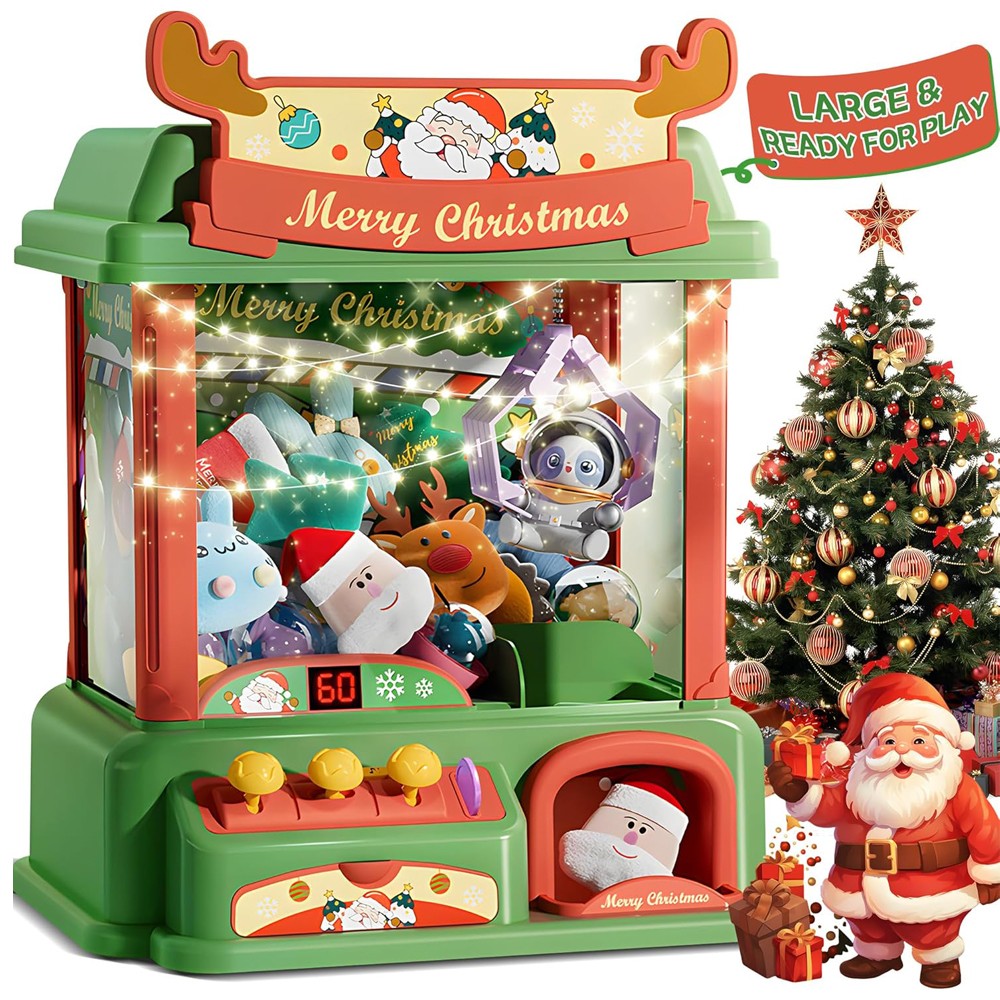 Arcade Toy Claw Vending Machine - Maquina de Natal para crianças Mini