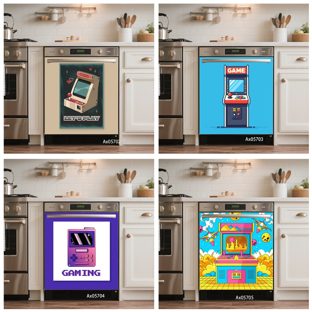 Arcade Game Jackpot - Adesivo Decorativo Retrô Pixel dos Anos