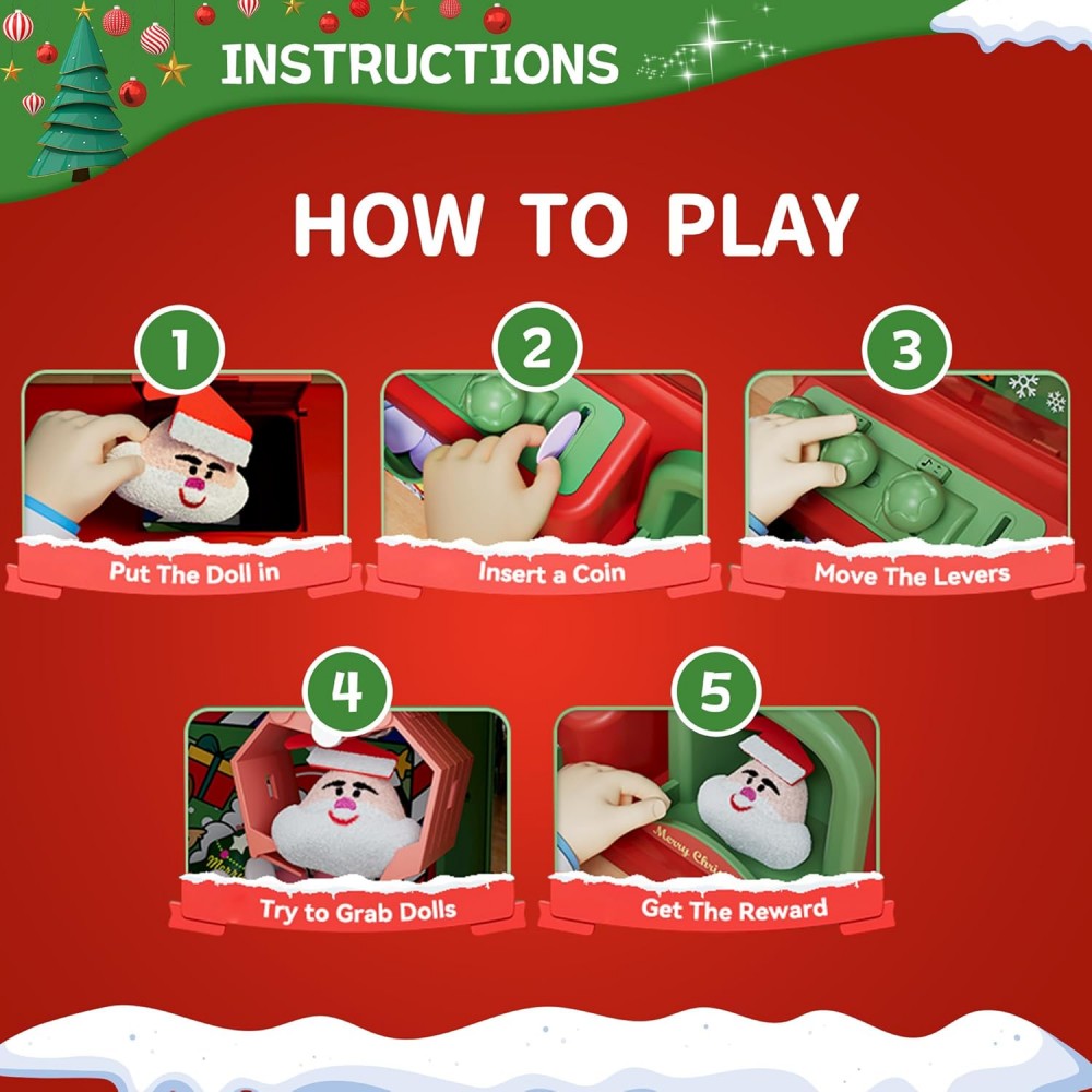 Maquina de Natal para crianças - Arcade Toy Claw Vending Machine avaliação e preço