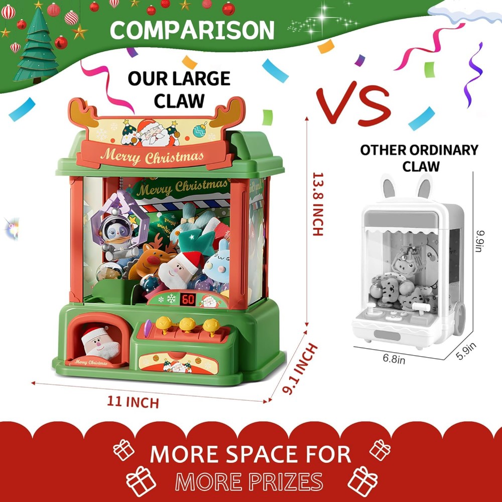 Maquina de Natal para crianças - Arcade Toy Claw Vending Machine avaliação e preço