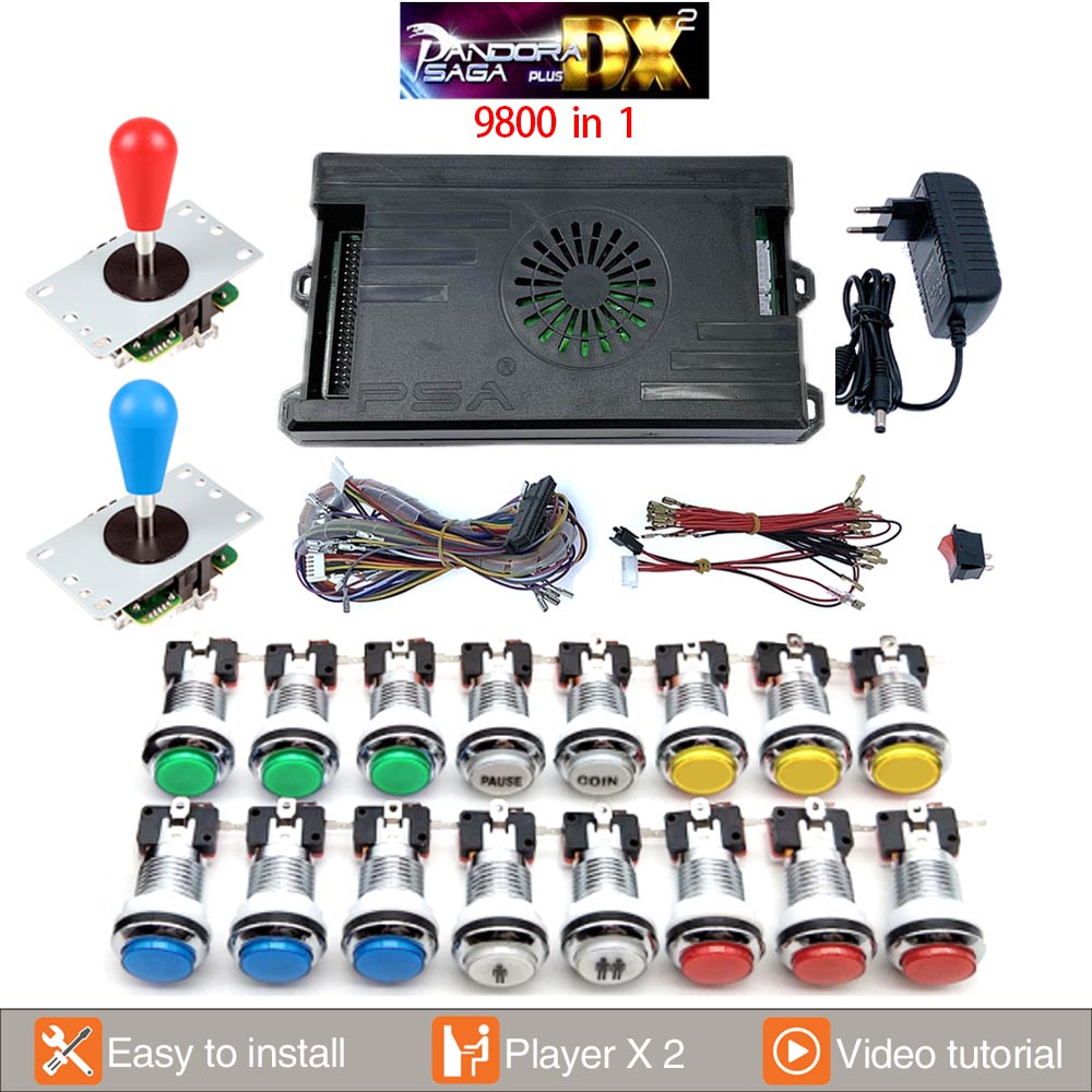 9800 em 1 pandora saga dx 2 ca - Trackball Controller Arcade avaliação e preço