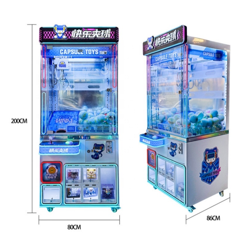 Máquina de Gashapon e Brinqued - Arcade Toy Claw Vending Machine avaliação e preço