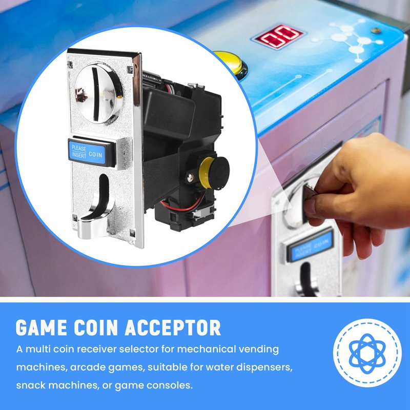 Seletor de Moedas Múltiplas pa - Arcade Vending & Laundry avaliação e preço